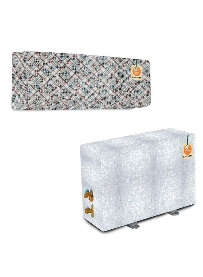 KANUSHI KANUSHI industries® 100% Waterproof Split AC Cover Set For Indoor And Outdoor Unit 1.5 to 2.0 Ton Capacity (AC-IN-OUT-NW-NEW-02)  - Image 1