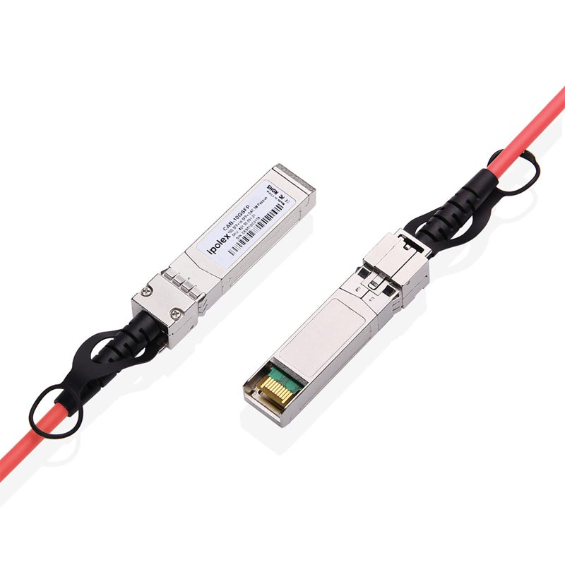 ipolex Colored 10G SFP+ Twinax Cable, Direct Attach Copper(DAC) Passive Cable, 0.25m (0.82ft) in Red, for Cisco SFP-H10GB-CU0.25M, Meraki, Ubiquit, Mikrotik, Intel, Fortinet, Netgear, D-Link and More - Image 3
