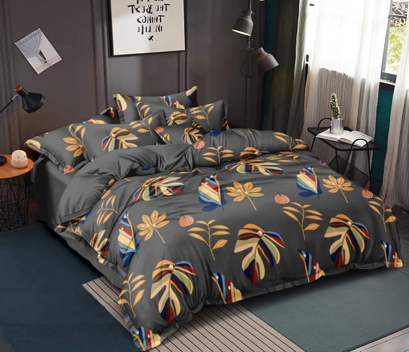 VIVEA RESERVE Supersoft King Size Duvet Cover II King Size Comforter Cover II King Size Razai Cover II Comforter Cover Double bed II Duvet Cover Double bed II Rajai Cover Double bed King size - 90" x 100" inch (DESIGN 4) - Image 1