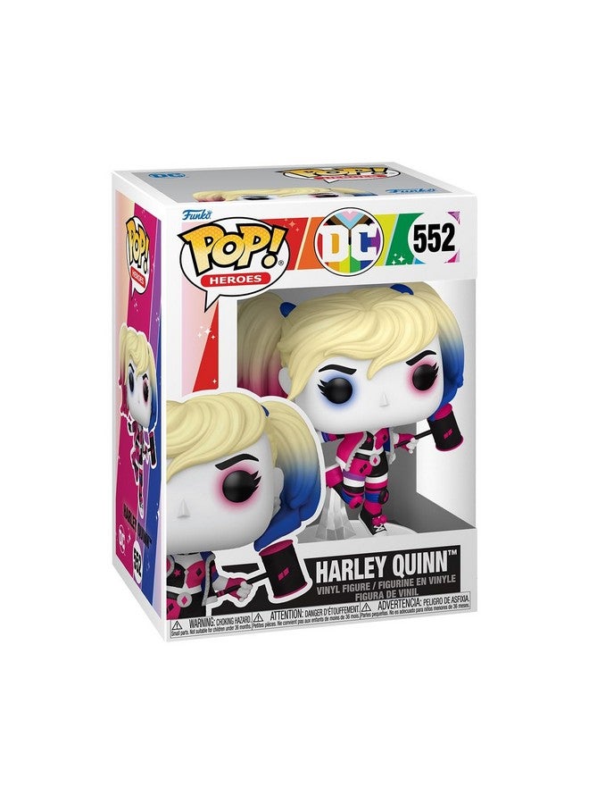 Funko فانكو بوب أبطال: فخر - هارلي كوين كيو - دي سي كوميكس - تمثال فينيل قابل للجمع - فكرة هدية - منتجات رسمية - ألعاب للأطفال والبالغين - عشاق الأبطال الخارقين - نموذج لجمع المتعلقات - Image 1