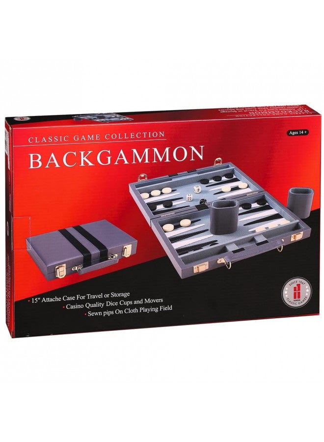 John N. Hansen 15" Backgammon Attache