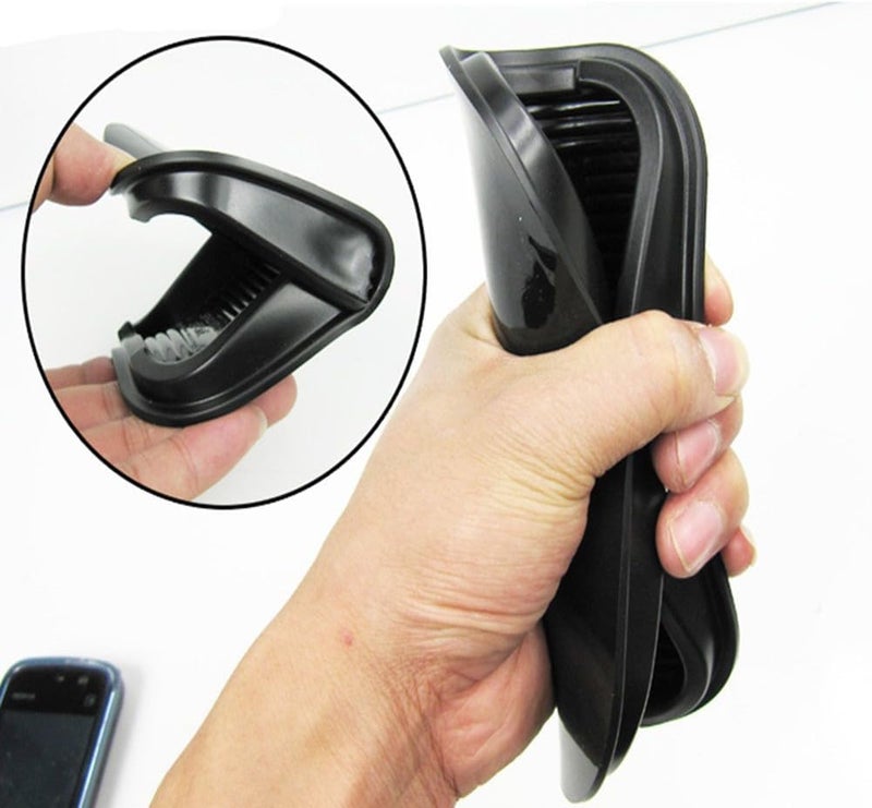 2-Pack Silicone Phone Holder for Desk & Car, Multi-Purpose Mobile Stand, Non-Slip Flexible Cell Phone Mount for Dashboard, Office Desk, Home, Bedside, Kitchen, Hands-Free Viewing Accessory