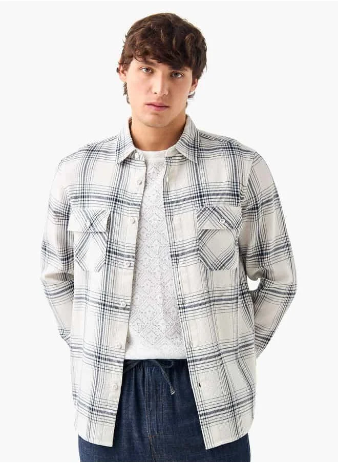 Lee Cooper Lee Cooper Checked Shirt with Pockets
