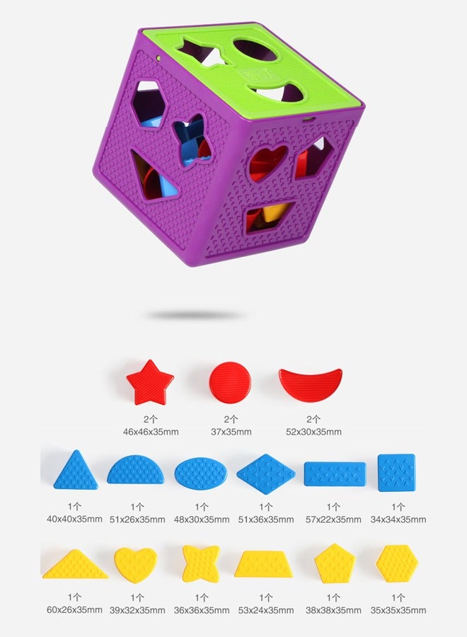 Building Block PE Educational Geometric Shape Matching Toys Block Toys Recognition Box For Toddlers  - Image 3