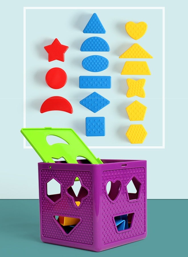 Building Block PE Educational Geometric Shape Matching Toys Block Toys Recognition Box For Toddlers  - Image 2