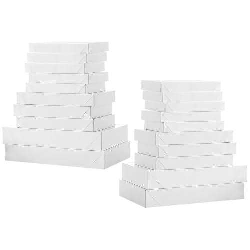 ALEF White Gift Box - 10 Pack Assortment - Great For All Occasions: Pack of 2 (20 total) - Image 1