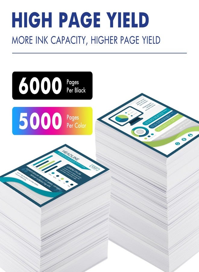 Cool Toner LC406 LC406XL Ink Cartridges for Brother Printer for Brother LC406 Ink Cartridges MFC-J4335DW MFC-J5855DW MFC-J6555DW MFC-J4535DW MFC-J6955DW (4 Pack Black Cyan Magenta Yellow) - Image 3