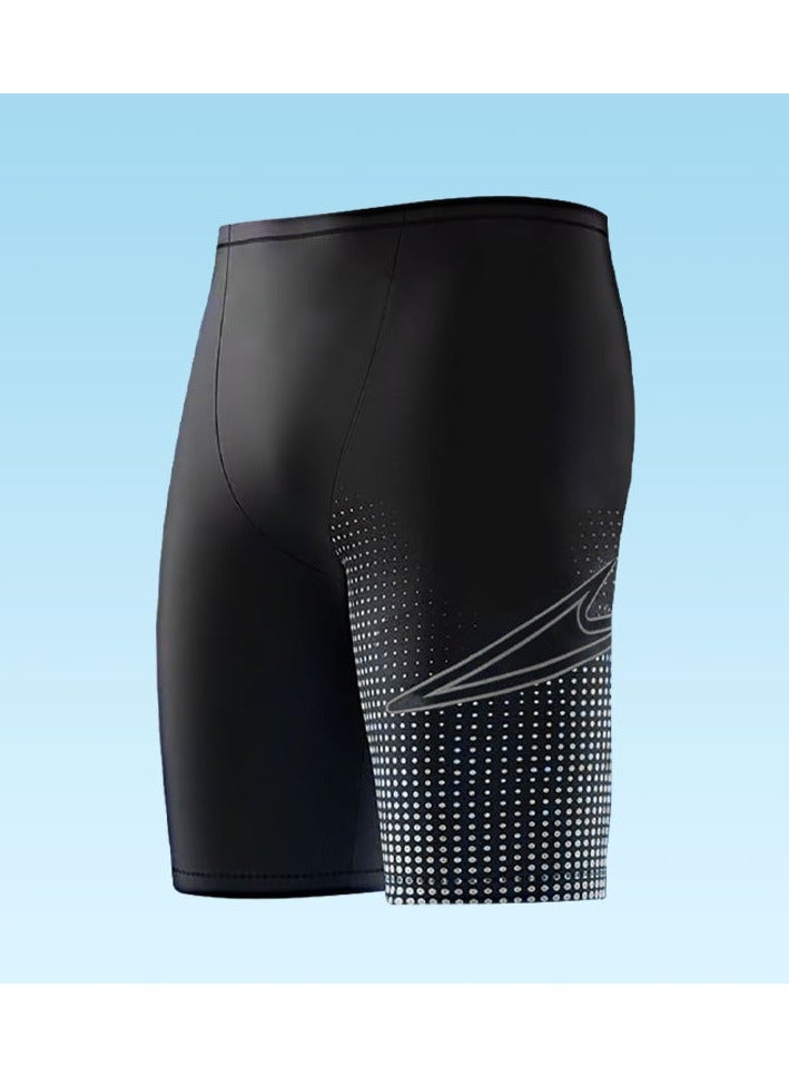 KUYING New High Waisted Flat Angle Swimming Trunks  - Image 1