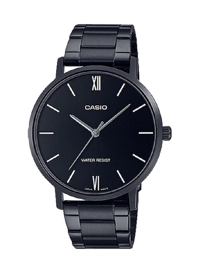 CASIO ساعة يد تناظرية من الستانلس ستيل MTP-VT01B-1BUDF - Image 1