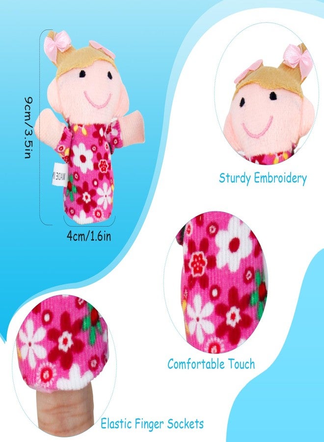 Sealive 6 PCS Family Finger Puppets for Toddlers 1-3 - Interactive Educational Animal Finger Puppets for Storytime, Playtime, and Learning - Safe, Soft Plush - Image 3