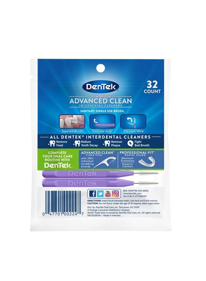 Dentek Dentek Slim Brush Cleaners, 32 Each (Pack of 4) - Image 5