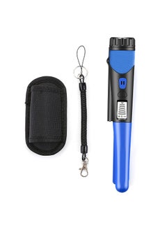 Metal Detector,Portable High Sensitivity Metal Detector One-button LED Indicator Gold Detector with Woven Holster Bag(Blue)
