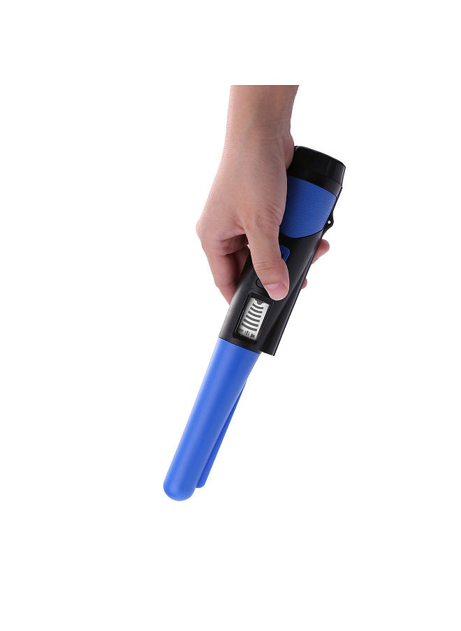 Generic - Metal Detector,Portable High Sensitivity Metal Detector One-button LED Indicator Gold Detector with Woven Holster Bag(Blue) - Image 1