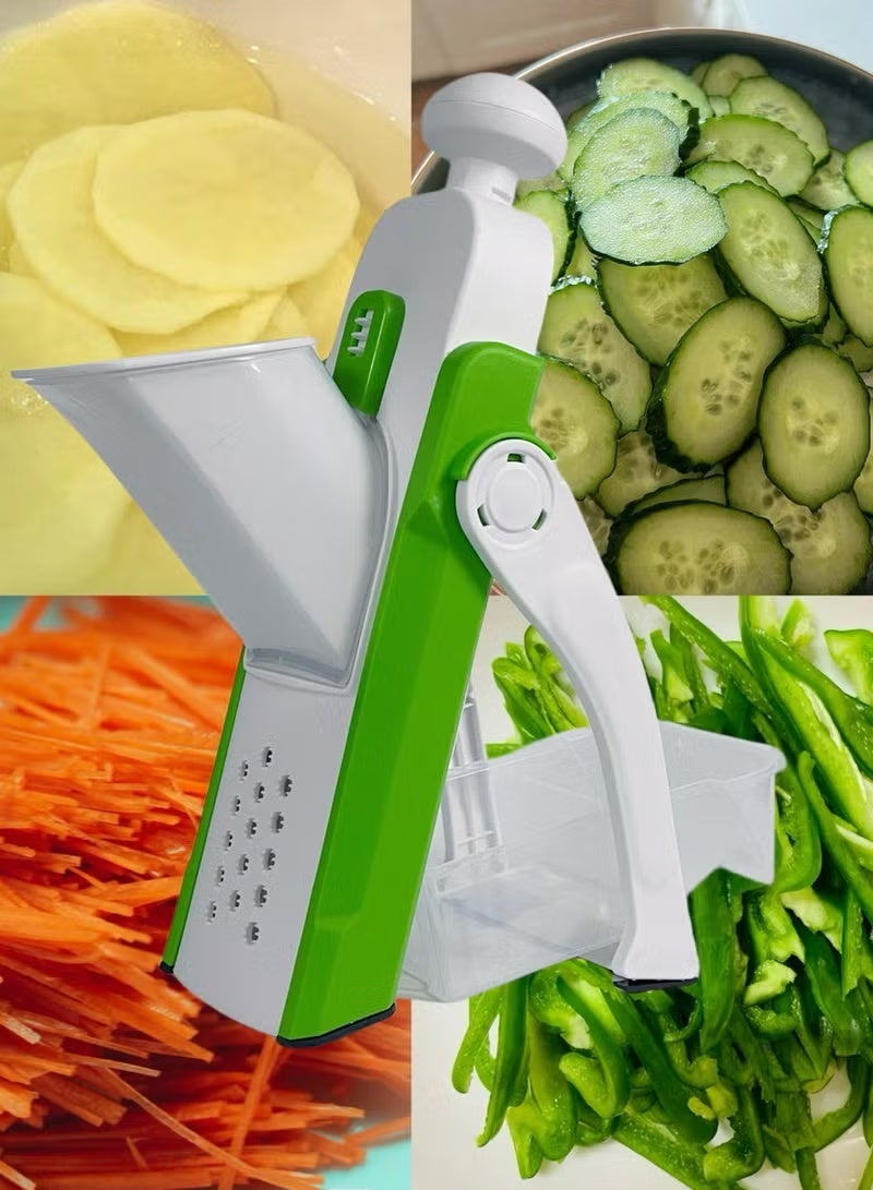 Anna&Mo Multifunctional Vegetable Slicer – Potato Grater, Cutting & Slicing Tool for Home Kitchen (Assorted Colour) - Image 5
