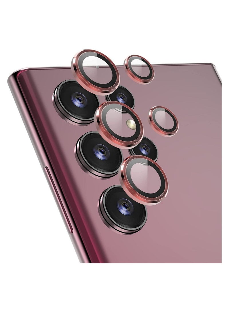 ELTRAZONE Camera Lens Protector Compatible with Samsung Galaxy S22 Ultra (2022), Scratch-Resistant Ultra-Thin Tempered Glass with Aluminum Edge - Image 1