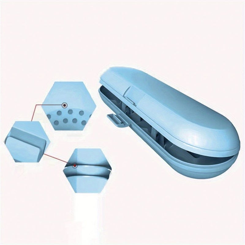 Personalized Travel Electric Toothbrush Storage Case With Air Holes - Image 3