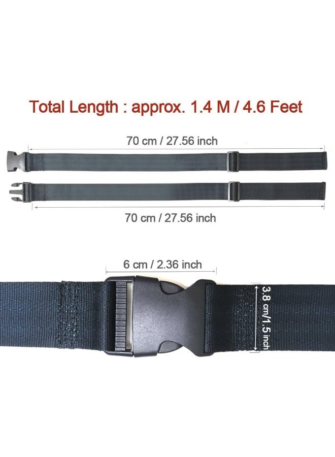 ZARPMA Baby 2 Point Safety Belt,Safety Harness for Child Kid Infant Safe Strap for Pushchair,HighChair,Child Chair,Stroller(1.4 M Length) - Image 2