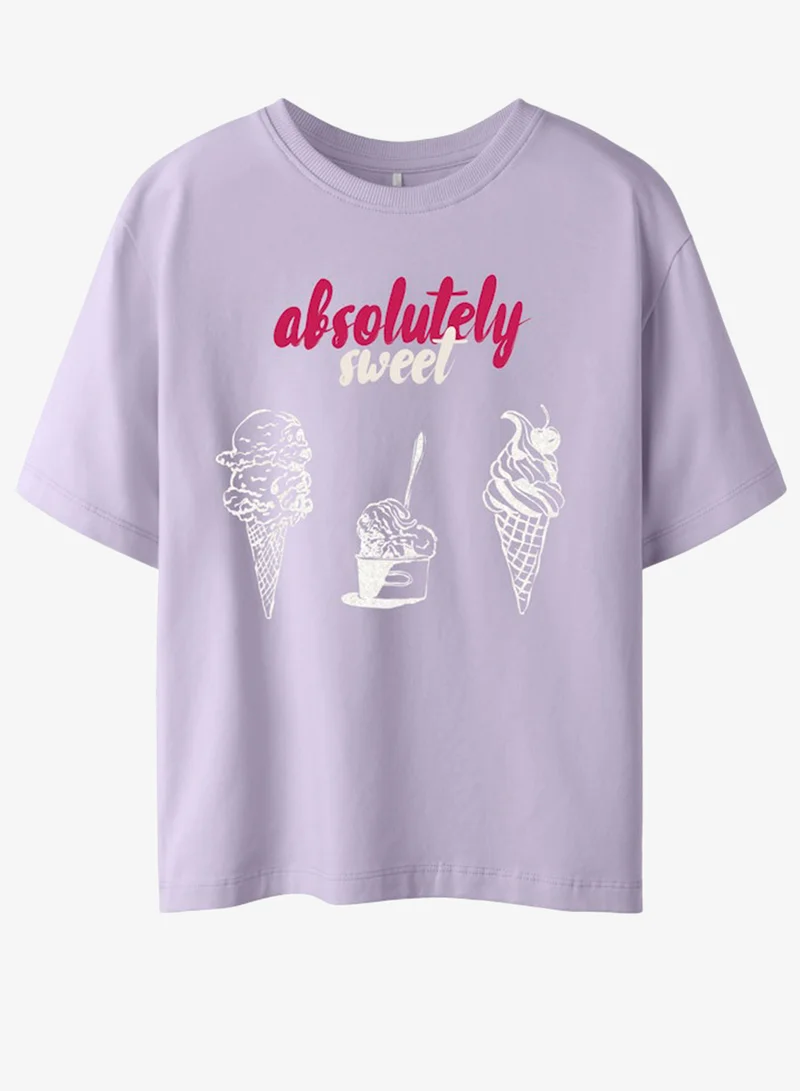 Name It Kids Graphic Crew Neck T-Shirt