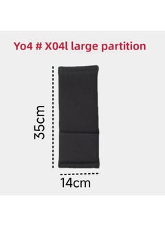 Generic Anti-Squeeze Camera Bag Compartment Inner Bag Space Separator Lens Protection Mwai Sticking Sponge Pad Shockproof-Color:Black Y04.X04L-large Partition  - Image 1