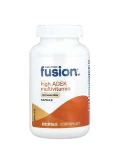 Bariatric Fusion Bariatric Fusion, High ADEK Multivitamin With Iron, 270 Capsules  - Image 1