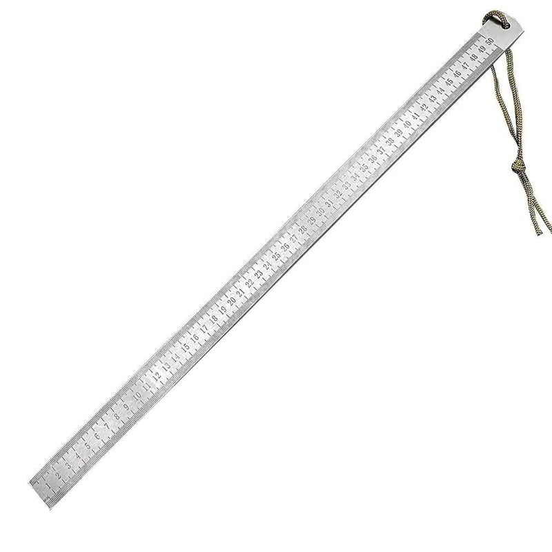Stainless Steel Ruler 4mm Thick for Accurate Measuring Students Engineers - Image 2