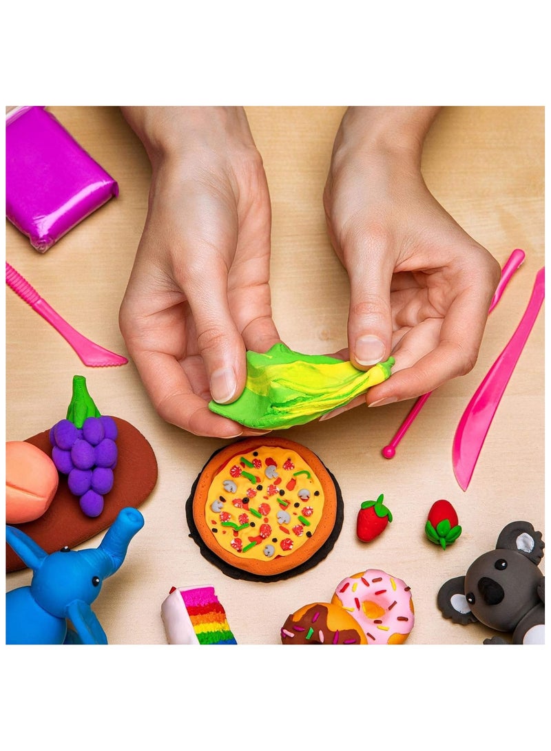 12 Colors DIY Plasticine for Kids Education, Super Light Modelling Clay Interactive Toy  Magic Foam Clay for Kids and Adults, Gift for Boys and Girls - Image 4