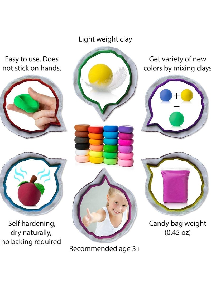 12 Colors DIY Plasticine for Kids Education, Super Light Modelling Clay Interactive Toy  Magic Foam Clay for Kids and Adults, Gift for Boys and Girls - Image 5