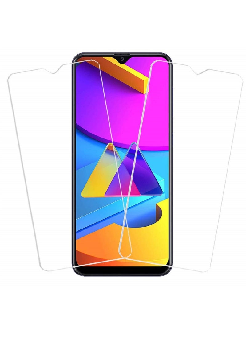 Super 2 Pieces Tempered Glass Screen Protector Clear Designed For Samsung Galaxy M10s Full Screen Coverage And Bubble Free - Image 1