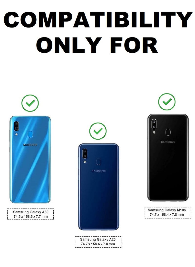 Super 2 Pieces Tempered Glass Screen Protector Clear Designed For Samsung Galaxy M10s Full Screen Coverage And Bubble Free - Image 3