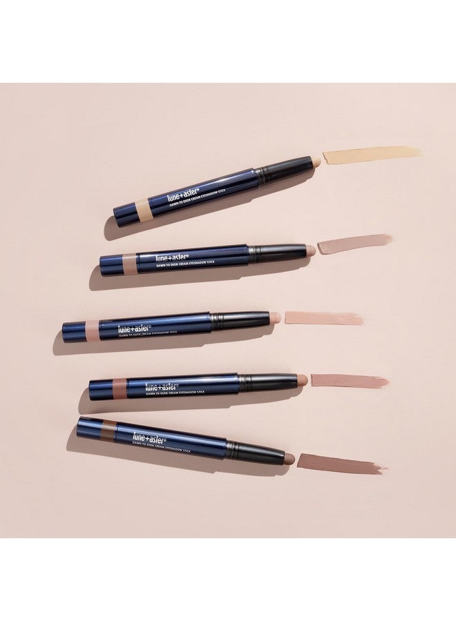 Lune+Aster Dawn to Dusk Cream Matte Eyeshadow Stick - Brushed Terracotta - Richly pigmented cream eyeshadow sticks deliver long-lasting color that defines and highlights eyes. - Image 5