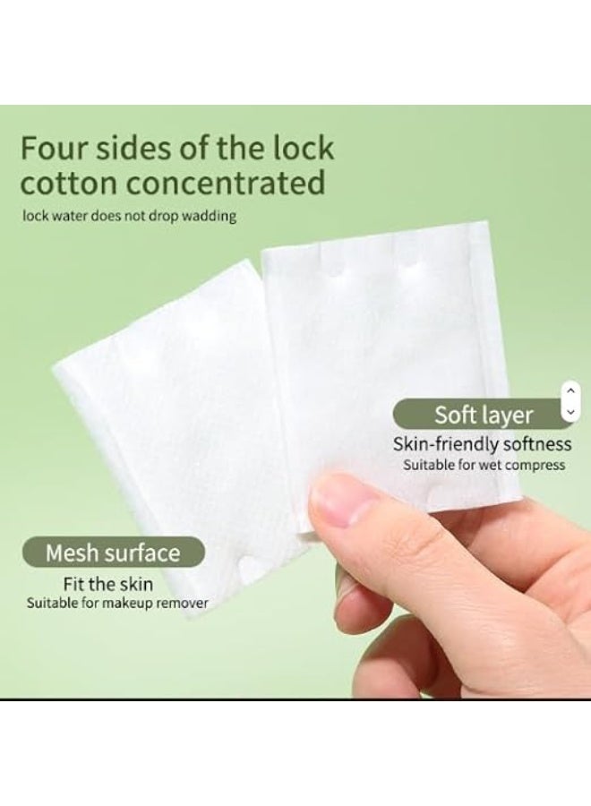Soft Gauze Cotton Pads for Makeup Removal and Skin Care - 222 Pcs Premium Non-Woven Fiber Cotton Pads for Gentle Cleaning and Silky Touch - Image 3