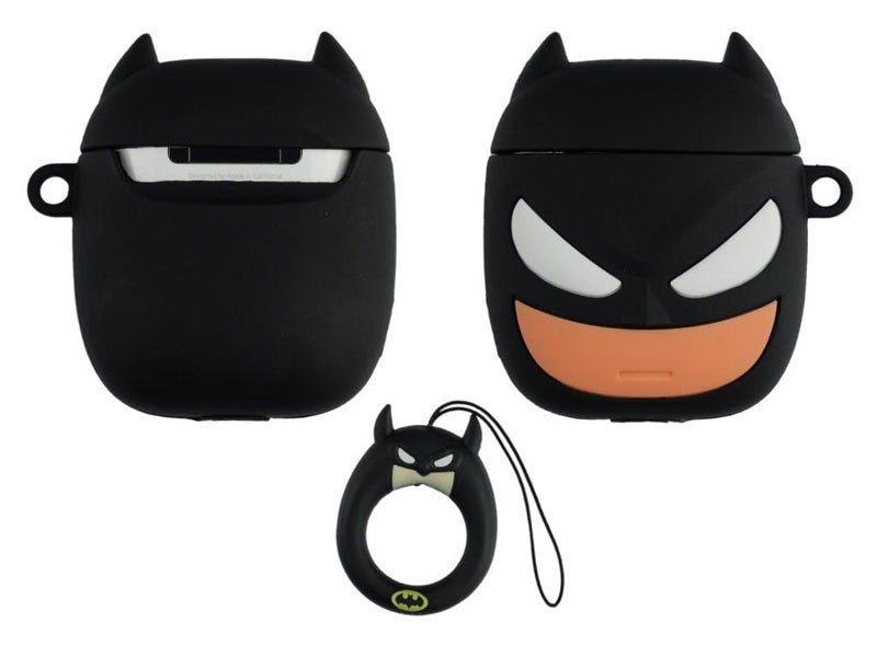 FLORICAN 3D Case for Apple Airpods 4 (2024) Cute Design Suitable ONLY for AirPods 4 / AirPods 4 ANC with Shockproof Full Protection (White Cat) (Black Bat) - Image 2