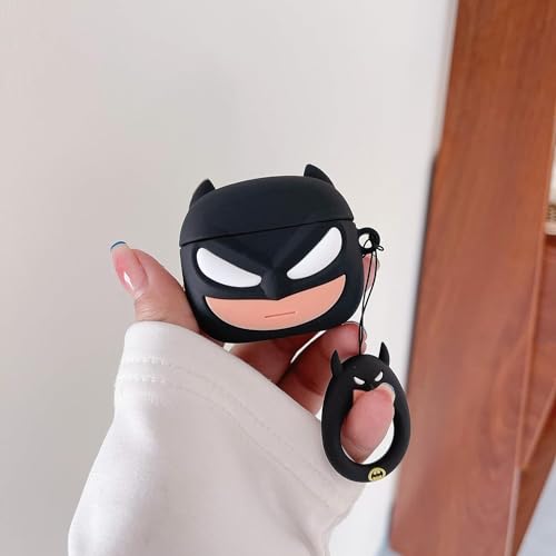 FLORICAN 3D Case for Apple Airpods 4 (2024) Cute Design Suitable ONLY for AirPods 4 / AirPods 4 ANC with Shockproof Full Protection (White Cat) (Black Bat) - Image 4