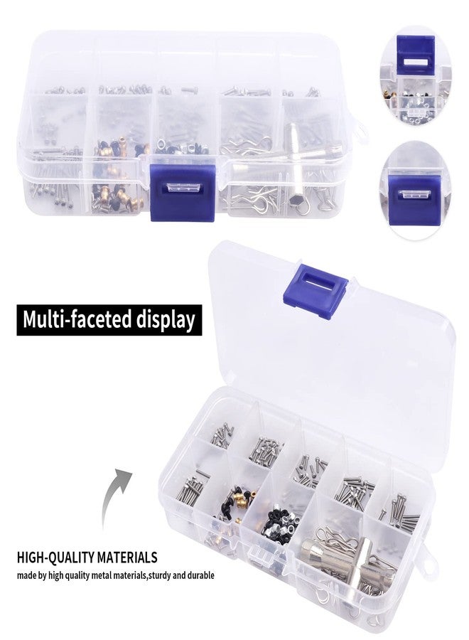 FriHobby 276Pcs RC Screw Kit RC Repair Tool Set for Hardware Fasteners for Axial SCX24 1/24 RC Crawler Truck Deadbolt C10 Jeep Betty - Image 4