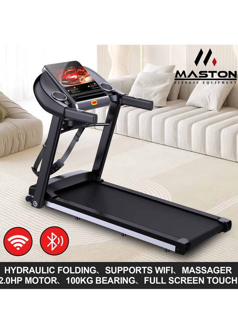 ماستون ممشى ماستون MST-B100 القابل للطي، بمحرك قوي 4.0 حصان، اتصال واي فاي وبلوتوث، شاشة ألوان ١٠ بوصة، تحكم كامل بالشاشة، يدعم أندرويد وجوجل بلاي، يحمل حتى ١١٠ كيلوغرام، مع خاصية التدليك. - Image 2