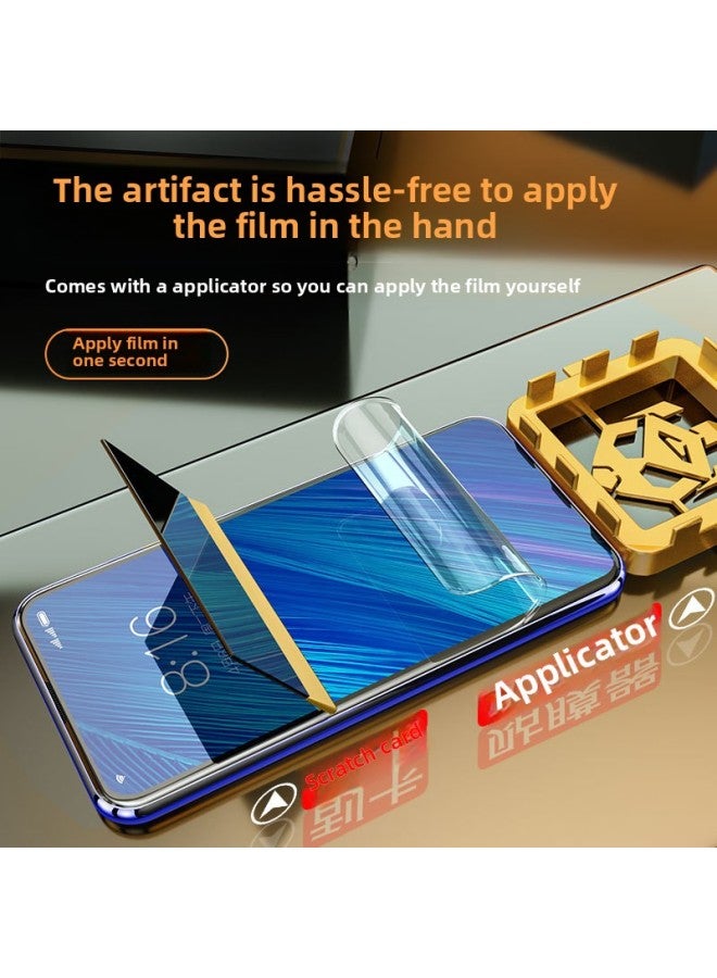 Tempered Water Film For Vivox27 X30Pro Full Screen Coverage Vivix30 Mobile Phone Por Soft Film For Vovix-Colour:[ultra-clear] Imported Hydrogel★No White Edges [3 Pieces] Free Film Artifact-Size:vivo X27 Pro