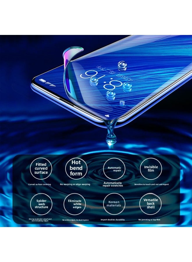 Tempered Water Film For Vivox27 X30Pro Full Screen Coverage Vivix30 Mobile Phone Por Soft Film For Vovix-Colour:[ultra-clear] Imported Hydrogel★No White Edges [3 Pieces] Free Film Artifact-Size:vivo X27 Pro