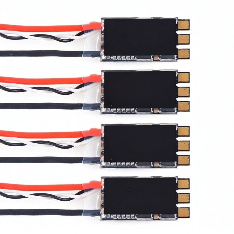 Brushless ESC: 4pcs Black - BLHeli_S Firmware Smooth Responsive Performance - Customizable Flight Control for RC Drone Enthusiasts with 2-6S Wide Input Voltage - Image 1