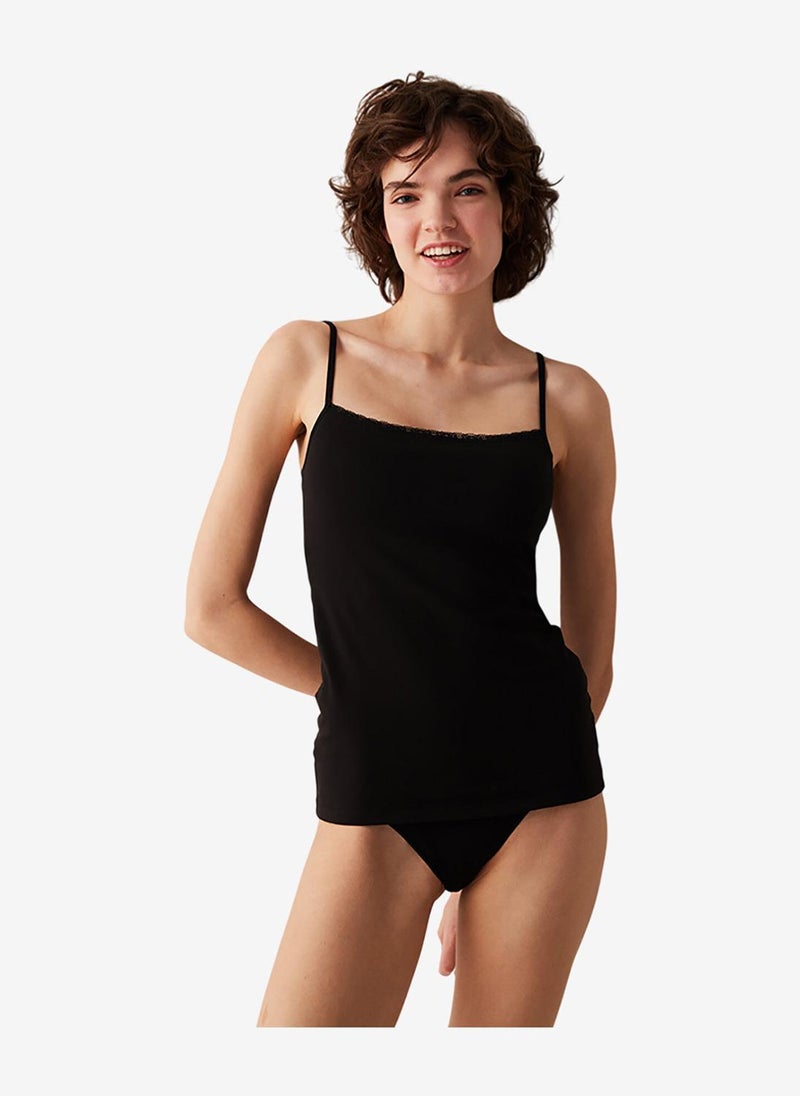 Penti Women Camisole Cup Top Black - Image 1
