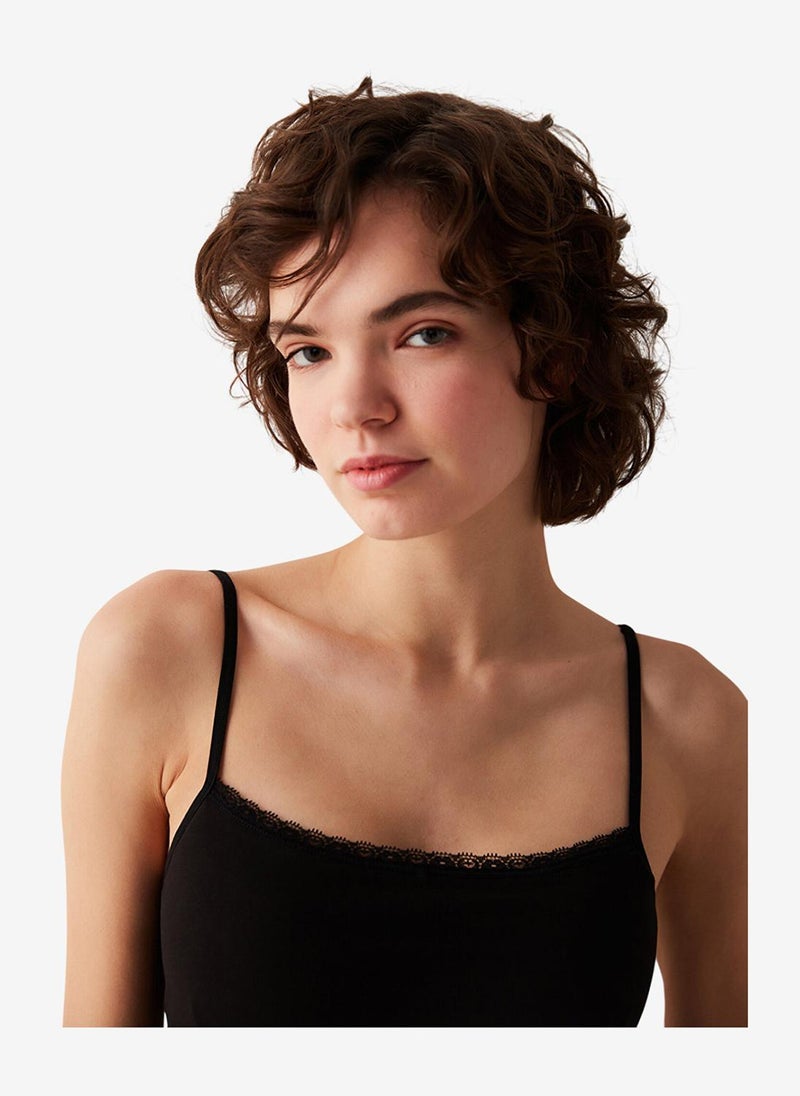 Penti Women Camisole Cup Top Black - Image 2