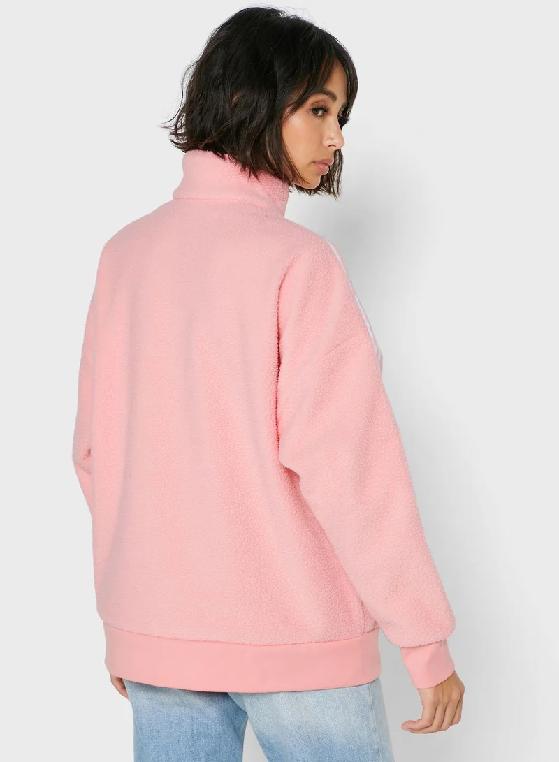 adidas Originals Logo 3 Stripe Sweatshirt