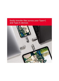 ماركة غير محددة محرك أقراص فلاش USB مزدوج USB من النوع C الفاخر بسعة 512 جيجابايت، 150 ميجابايت/ثانية، USB 3.1 Gen  - Image 3