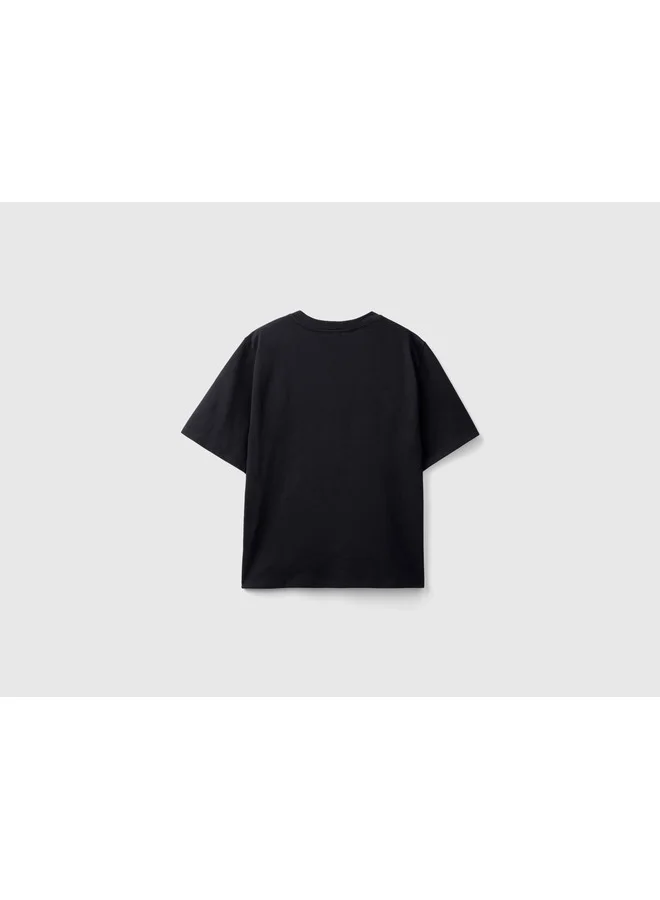 UNITED COLORS OF BENETTON T-Shirt With Bunny Print