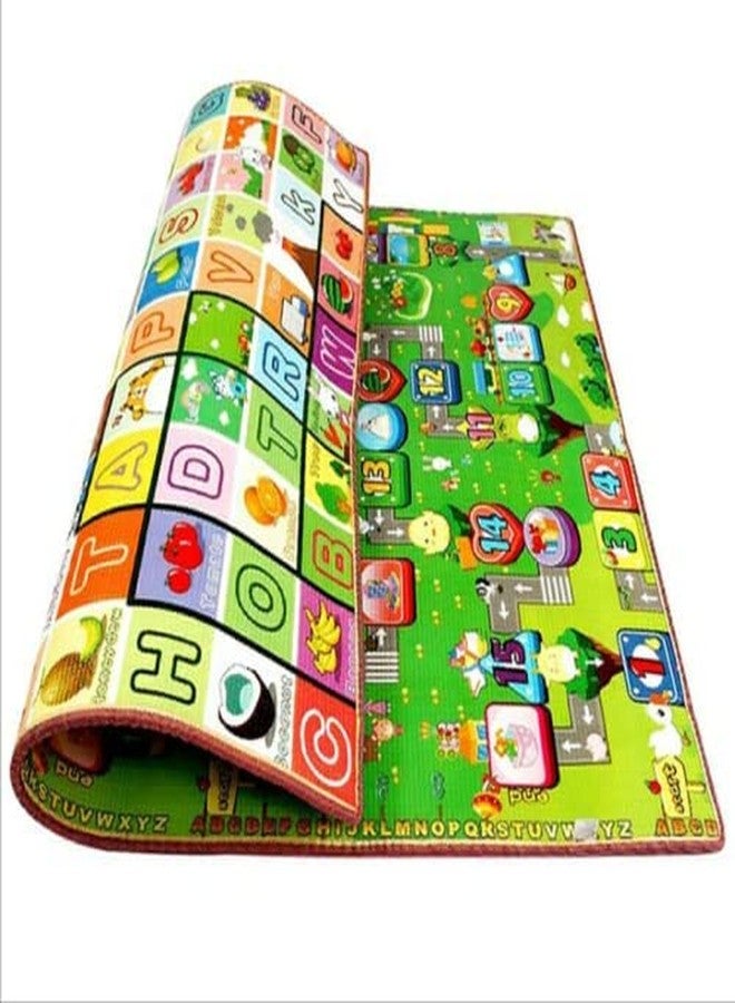EXOTICE Waterproof Reversible Playmat for Babies & Kids (4'x6') - Random Print Design - Perfect for Learning, Crawling, Picnics - Includes Zipper Bag - Image 1