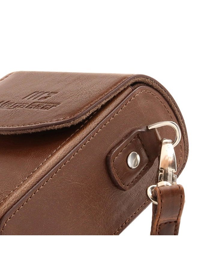 Leather Camera Case with Strap Compatible with Canon PowerShot G7 X Mark III, G7 X Mark II, G7 X,Dark Brown
