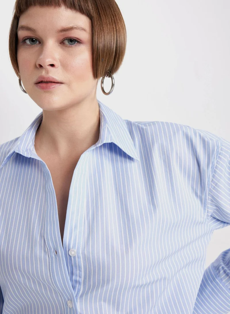 DeFacto Woman Oversize Fit Long Sleeve Shirt