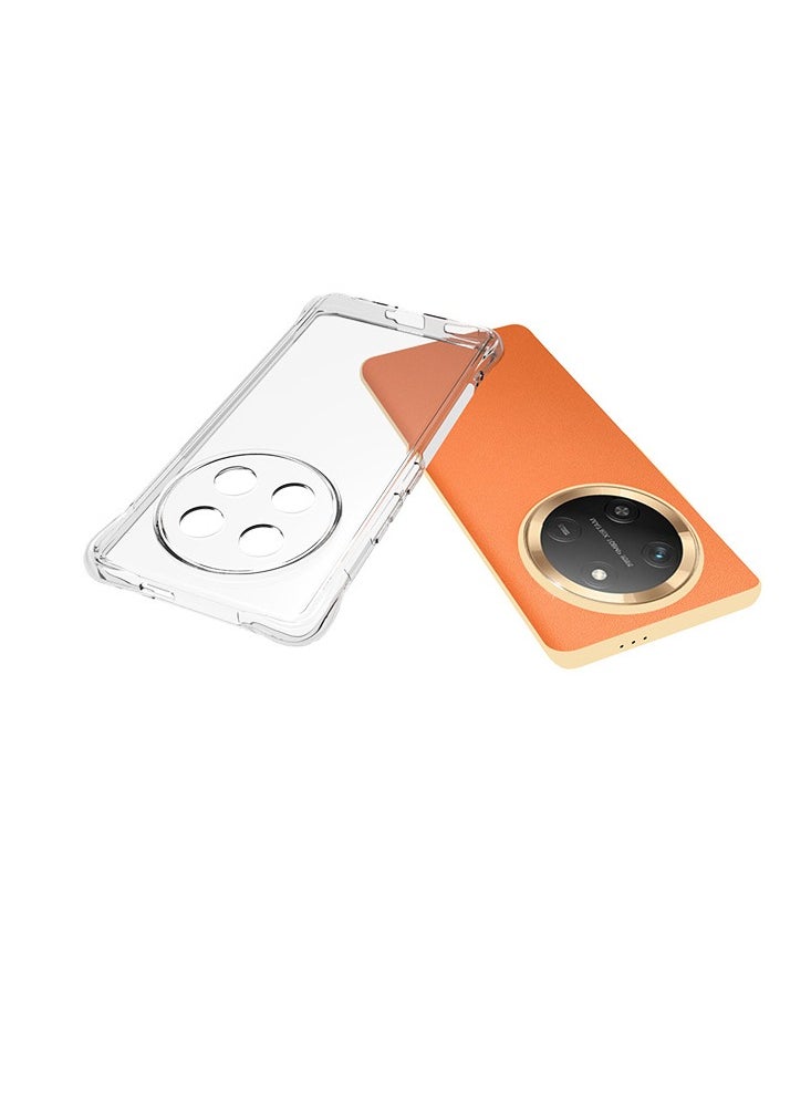 URBBKING Four Corners TPU Shock-Absorption Flexible Cell Phone Case Cover For Honor X9c 5G Clear  - Image 4