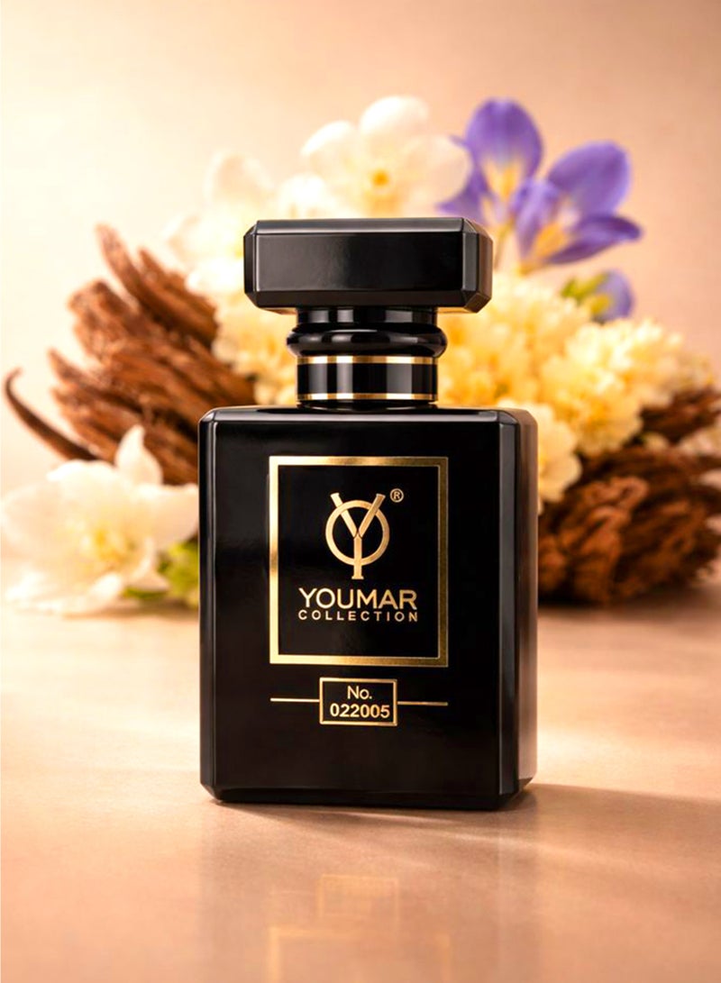 يومار عطر أنيق للنساء من مجموعة يومار نوار رقم 2005، 25 مل | أفضل عطر للنساء بنفحات الفانيليا والورد والأناقة الشرقية | عطر يدوم طويلاً للنساء - Image 2