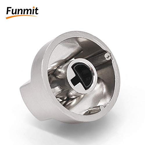 Funmit 811195 Wolf Hood Knob Compatible with Sub-Zero Wolf Range 1543418 1663418 l282212I P1363418 Replaces 805328 KIP5D44 5D44 (2 Pack) - Image 2