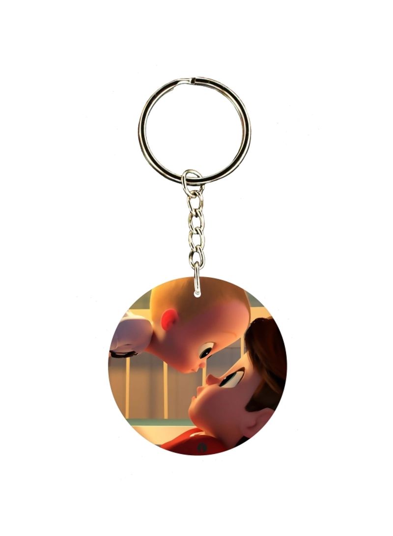 RKN Cartoon Themed Single Sided Keychain